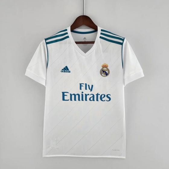 2017-18 Real Madrid Retro Jersey Home